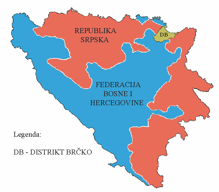 BiH mapa_entiteti